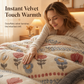 ❄️ Double-Sided Sherpa Fleece Comforter – Thick Warm Winter Quilt with Soft Velvet Feel for Cozy Bedroom Bedding