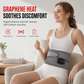 Rechargeable Heated Waist Support Belt with Massage and Red Light Heating Hot Compress Waist Brace with Controller