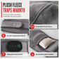 Rechargeable Heated Waist Support Belt with Massage and Red Light Heating Hot Compress Waist Brace with Controller