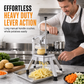 🔪 Vertical Vegetable Dicer – 4 sharp blades & heavy‑duty lever ✨