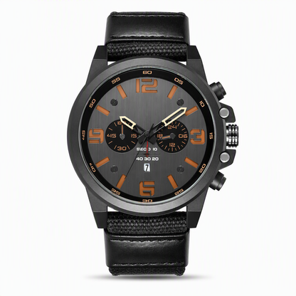 📢📢50% OFF !! ⏰Men's Waterproof Quartz Watch with Date Calendar Business Casual Sports Trendy Wristwatch for Students