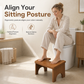 🚽 LIMITED‑TIME 50% OFF! 🪵 21,493 Sold – Non-Slip Toilet Step Stool for Kids & Adults – Natural Bamboo, Ergonomic Posture & Sturdy Support 🦶