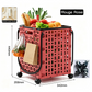 Foldable Shopping Cart with 360 Degree Swivel Wheels