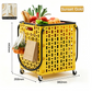 Foldable Shopping Cart with 360 Degree Swivel Wheels