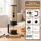 ⏳Time-Limited Special⏰ Portable Espresso Maker – digital display, Type-C rechargeable, 90ml tank & 120ml cup. Enjoy fresh hot coffee anywhere! 🛡️💪