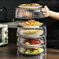 Multi-Layer Stackable Microwave Food Cover