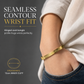 🌸 50% OFF! ✨ 18K Vacuum Plated Titanium Steel Bangle – Radiant Mirror-Like Finish, Intricate Engraved Lettering & Tarnish-Free Premium Steel – Hypoallergenic Elegance for Daily Wear 💛
