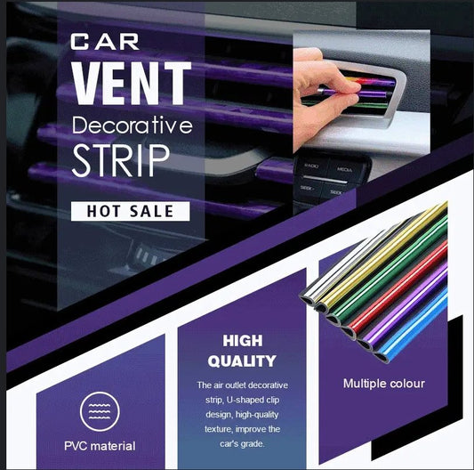 📢📢50% OFF !! ⏰Car Vent Decorative Strip (10/20PCS)
