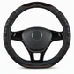 Universal Non Slip Car Steering Wheel Cover Sporty Soccer Honeycomb Texture Steering Wheel Protector