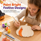 📢📢BUY 1 GET 1 FREE!  !! ⏰ Halloween Wooden Pumpkin Craft Kit | DIY Wind Chime 🎃