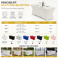 Stretch Tablecloth Elastic Rectangular Table Cover for Weddings Banquets and Meetings