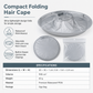 Adult Gray Medium Size Breathable Hair Cutting Cape and Odorless Hair Dyeing Salon Gown