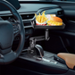 🚗 Car Cup Holder Tray: 360° Swivel, Extendable Surface, Phone Slot, Tool-Free Install