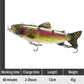 Multi-Jointed Electronic Fishing Lure with LED Light