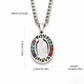 🛡️ 50% OFF! ✨ Men's Protective Pendant – Bold Stainless Steel Design, Vintage Religious Detailing & Colorful Stone Accents – Streetwear Edge with Everyday Confidence 🔱