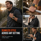 Integrated Smartwatch Band with Protective Case Color Blocking Translucent Sport Strap for 40mm 41mm 42mm 44mm 45mm 46mm 49mm