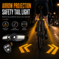 Universal Bicycle Taillight with Remote Turn Signals
