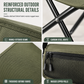 Portable Folding Stool Backpack Lightweight Outdoor Camping Chair and Multipurpose Crossbody Handbag