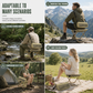 Portable Folding Stool Backpack Lightweight Outdoor Camping Chair and Multipurpose Crossbody Handbag