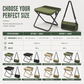 Portable Folding Stool Backpack Lightweight Outdoor Camping Chair and Multipurpose Crossbody Handbag
