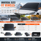 Thickened Magnetic Car Windshield Sun Shade and Snow Cover Waterproof Half Car Cover with Reflective Strips