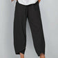 💥Limited Sale 50% OFF💥Vintage Asymmetrical Elastic Waist Pockets Pants