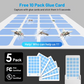 (1 Device + 5 Refills)Fruit Fly Traps for Indoors,Gnat Traps for House Indoor Plug-in Light for Flies