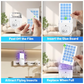 (1 Device + 5 Refills)Fruit Fly Traps for Indoors,Gnat Traps for House Indoor Plug-in Light for Flies