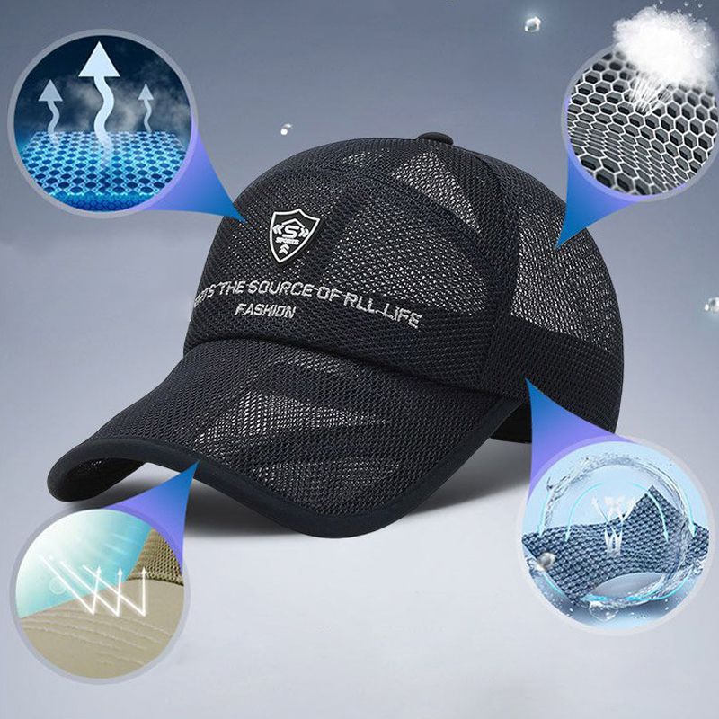 Men’s Outdoor Breathable Mesh Baseball Cap – aimtoyou