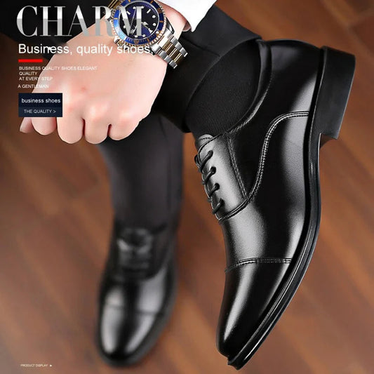🔥2024 New Year's Hot Sale🔥Men's Gentlemen Business Formal Leather Shoes