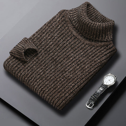 🔥2024 New Year's Hot Sale🔥Men’s Fashionable Solid Slim Turtleneck Sweater