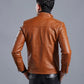 🔥Free shipping🔥Men’s Stand Collar Biker Leather Jacket
