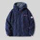 Men's Double-Faced Faux Fleece Warm Hooded Jacket