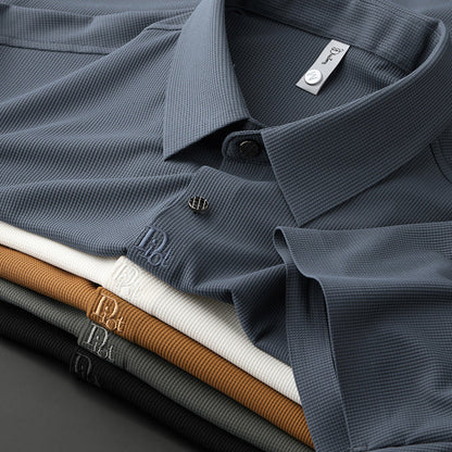 MEN'S WAFFLE SEAMLESS SHORT SLEEVE