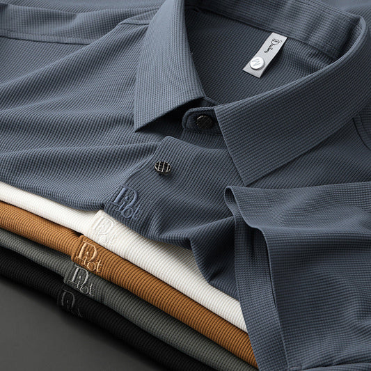 MEN'S WAFFLE SEAMLESS SHORT SLEEVE