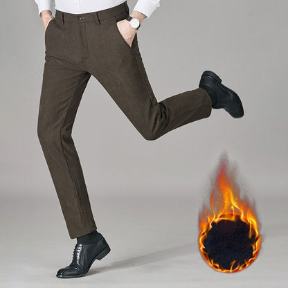 Men's Thermal Plush Corduroy Casual Pants