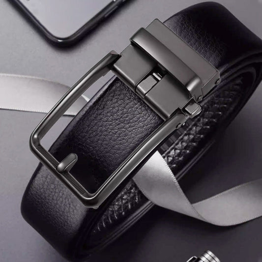 🔥2024 New Year's Hot Sale🔥Men's Leather Belt with Automatic Buckle