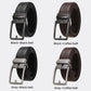 Men's Leather Belt with Automatic Buckle