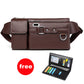 🔥2024 New Year's Hot Sale🔥Men's Portable Business-Style Leather Waist Bag
