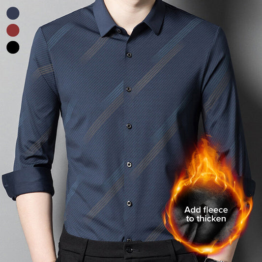 Men's Warm Business Casual Shirt