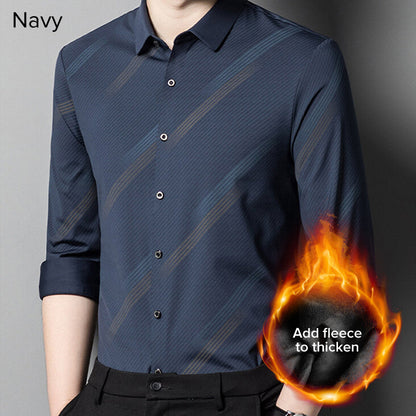 Men's Warm Business Casual Shirt