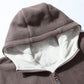 Men's Double-Faced Faux Fleece Warm Hooded Jacket
