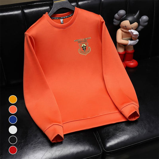 Men's Mercerized Round Neck Comfortable Sweatshirt