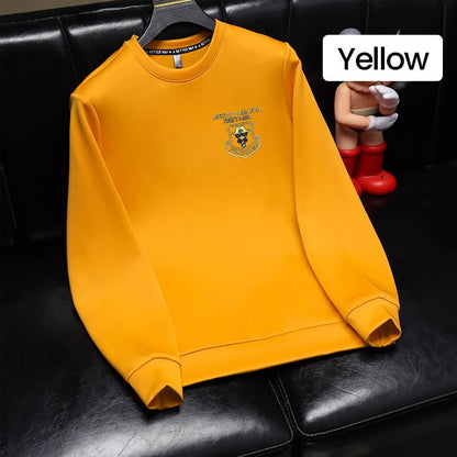 Men's Mercerized Round Neck Comfortable Sweatshirt