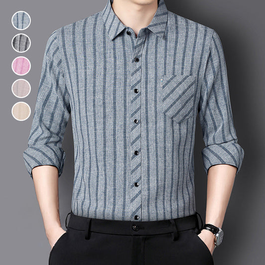 🎁Hot Sale 50% OFF⏳Men's Casual Stripe Shirt